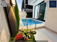 Luxury villa in Al Zahiyah area – Ajman | Palace design and private pool | Registration fees inclu