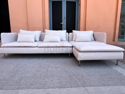 Great Condition Ikea Sodhremn L Shape Sofa Beige