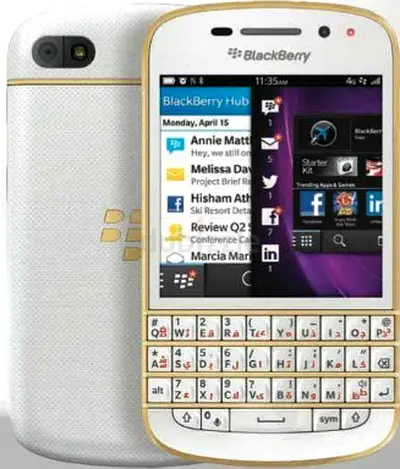 Black berry Q-10 Gold/White edition (Negotiable price) fully functional unlocked