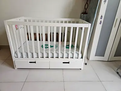 Ikea Crib (Baby bed ) with storage