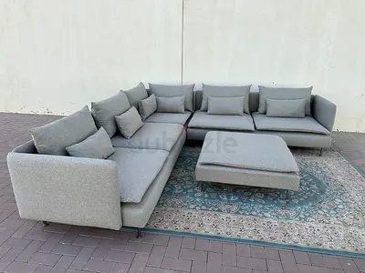 IKEA SÖDERHAMN - corner sofa with ottoman