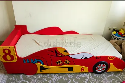 Exciting Red Race Car Bed for Kids