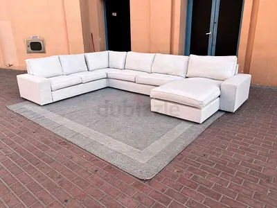 Ikea kivik ushape sofa beige