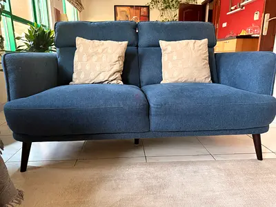 Sofa two seater in blue color in great condition