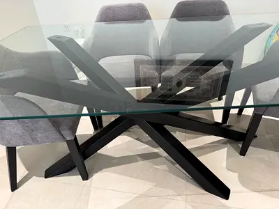 Dining table with 6 chairs