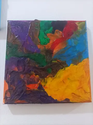 Handmade texture abstract painting