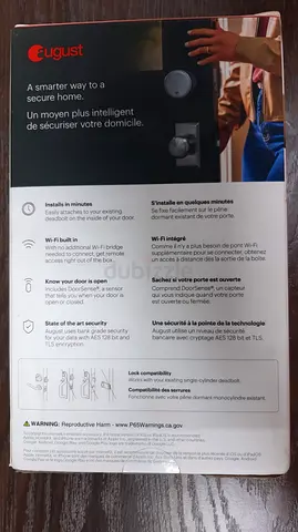 NEW AUGUST SMART LOCK 4TH GEN (AUG-SL05-M01-S01) SILVER