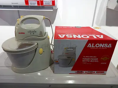 Alonsa Hand Mixer with Bowl - 250W Power, Perfect for Baking!  (Price Negotiable)