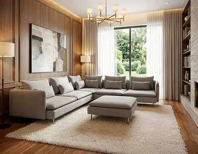 selling ikea soderhamn corner sofa with footstool