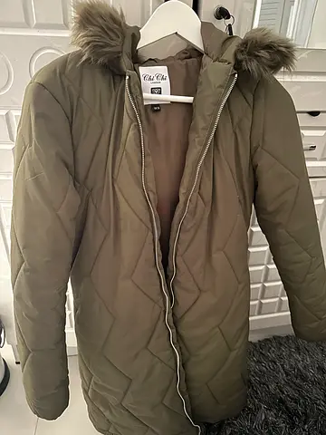 Elegant Chi Chi London winter jacket Dress, Size UK 10 -