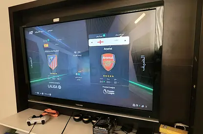 Television and TV stand