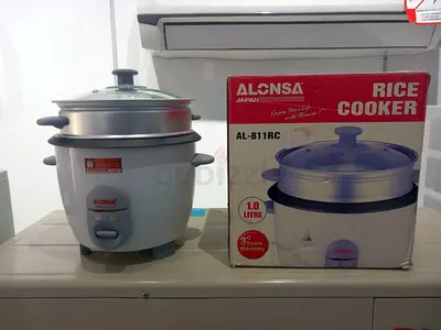 Alonsa 1.0 Litre Rice Cooker - AL-811RC with 3 Years Warranty  (Price Negotiable)