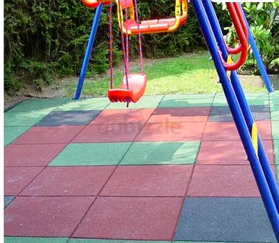 Rubber Playground and Gym Safety Floormats