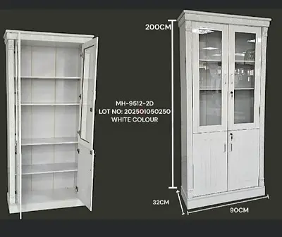 Elegant White Display Cabinet for Sale