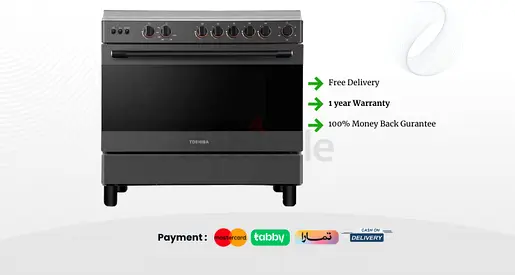 Cooking Range Toshiba Gas 90/60cm | Brand New | 1-Year Warranty
