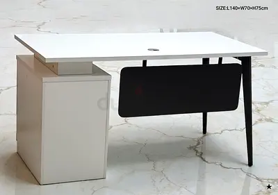 Modern Office Desk with Storage
