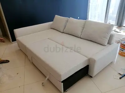 L shape sofa com bed storage comfortable