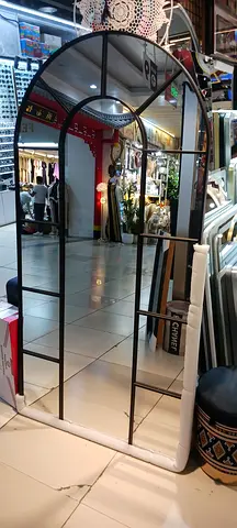 Elegant Arch-Window Style Full-Length Mirror for Sale