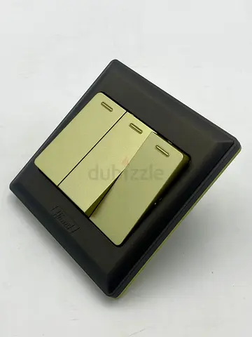 High-quality Gold Finish Light Switch Panel
