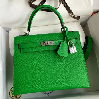 Hermes Kelly Sellier 28 In Bamboo Epsom Calfskin