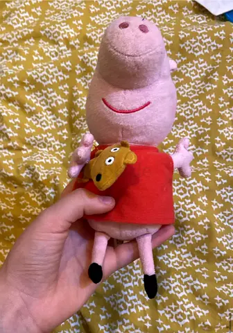 Ty-Peppa Pig with Teddy Plush and fairy.