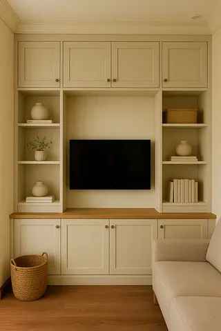 Chic and Functional Entertainment Center for Your Living Space