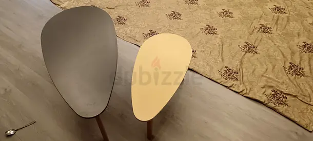 Stylish Duo of Modern Side Tables