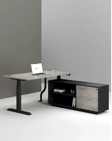 L-Shape Dual Motor Electric Height Adjustable Standing Desks. Warranty till 2029.