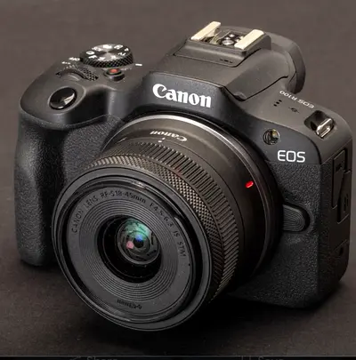 Canon R100 camera with box