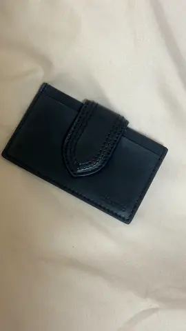 Classic Black Leather Wallet for Sale