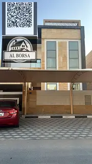 Villa for rent in Al Yasmin, 5 master bedrooms, living room, majlis, maid's room with a spacious