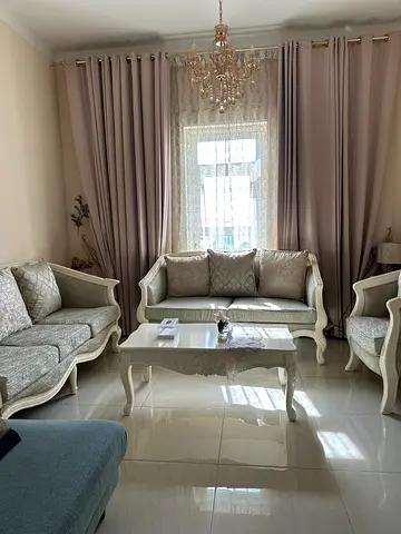 طقم كنب فكتوري 7sets +2 side and mid tables