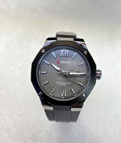 Curren Quartz Watch for Men – Elegant Silver Design