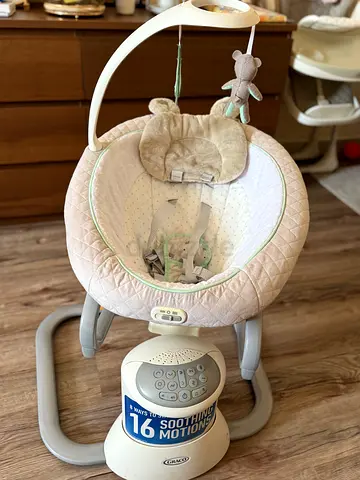 Gentle Baby Swing with Soothing Motions