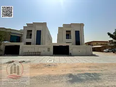 For sale, a villa in Ajman Al-Muwaihat, 5 master rooms, a Majles room, a hall, and a maid’s room, 