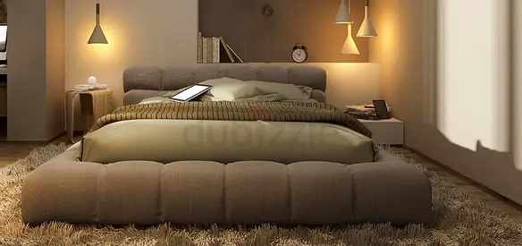 Modern stylish 180*200 king size bubble bed frame