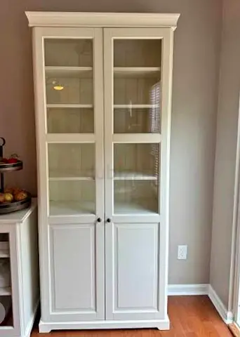 Elegant White Display Cabinet for Your Home