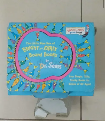 The Little Blue Box of Bright and Early Board Books by Dr. Seuss.