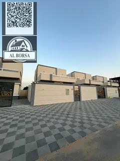 Villa for sale in Al Helio 2, Ajman, consisting of 3 master bedrooms, a majlis, a living room, and a