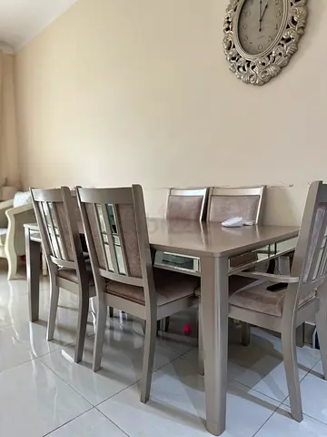 6sets table طاولة طعام ب6 كراسي