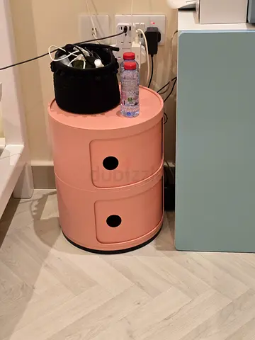 Chic and Functional Pink Storage Ottoman