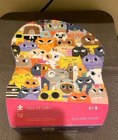 crocodile creek-lots of cats PUZZLE-(72 Pieces).