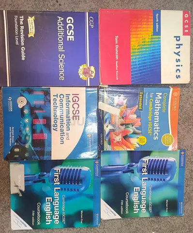 Collection of GCSE and IGCSE Textbooks for Sale