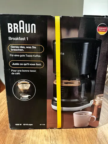 Braun Breakfast 1 Coffee Maker - Brand New, Never Opened