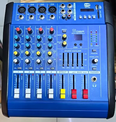 4 Inch Mixer with amplifier - Brand New