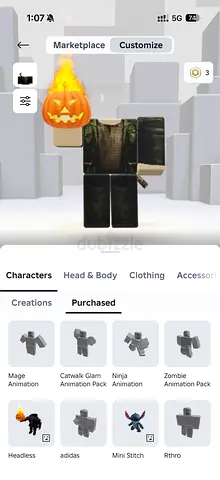 headless horseman roblox account