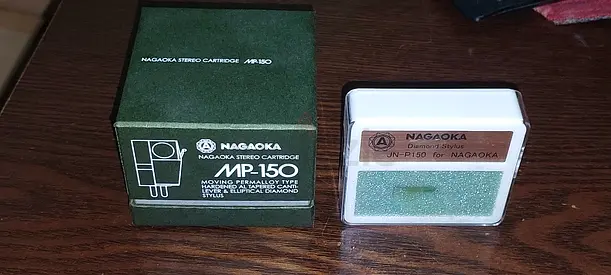 NAGAOKA MP150 MM  TURNTABLE CARTRIDGE ELLIPTICAL DIAMOND STYLUS