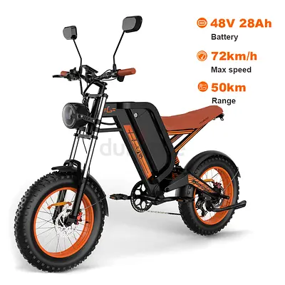 KUGOO V6 72 KM Lone Range Electric Bicycle (CASH ON DELIVERY ALL UAE)
