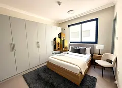 Modern 2bhk | cupboards | 3 bath | new condition building in sarab community aljada