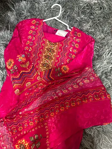 Pink Salwar Suit Set OFFER